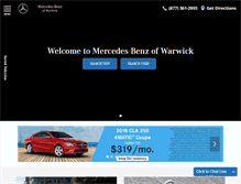 Tablet Screenshot of mercedesbenzofwarwick.com